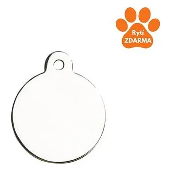 psí známka Psí známka IMARC Kruh Prestige stříbrný varianta L 32mm