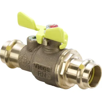 Vodovodní kohout Viega PFP-G kulový kohout 28, mod. 2671 (křidélko), 587 451