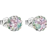 EVOLUTION GROUP CZ Stříbrné náušnice s krystaly Crystals from Swarovski®, Sakura - 31136.3 Sakura