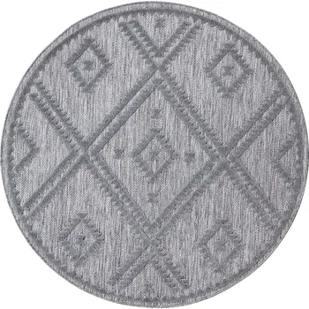 Koberec Kulatý terasový koberec SANTORINI - 454 antracitový Průměr koberce: 160cm