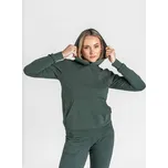 TallGuys Dámská prodloužená mikina s kapucí | Khaki Velikost: S, Délka: LONG