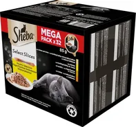 Sheba Select Slices Adult Poultry Selection Chicken with Turkey/Chicken/Poultry/Turkey 32x 85 g