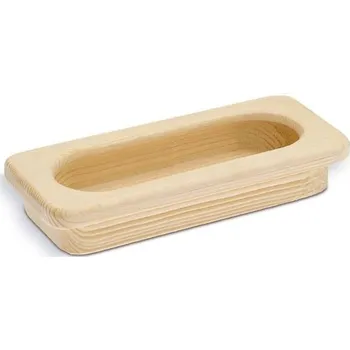 TS Úchytka dřevěná mušle smrk