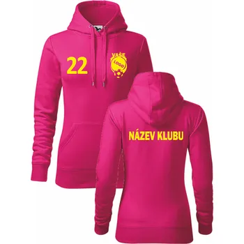 ON-DESIGN Klubová mikina dámská Velikost: L, Barva: purpurová