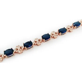 Náramek Náramek s krystaly Reyna modrý