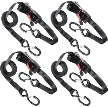 Upínací popruh Upínací popruh Master Lock - Set 4 ks upínací popruhy s ráčnou a háčky Master Lock 3056EURDAT - 425 cm