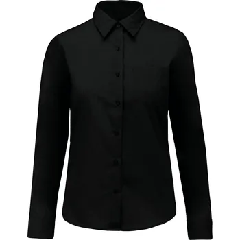 Dámská košile KARIBAN Dámská košile dlouhý rukáv JESSICA Velikost: 4XL, Barva: černá