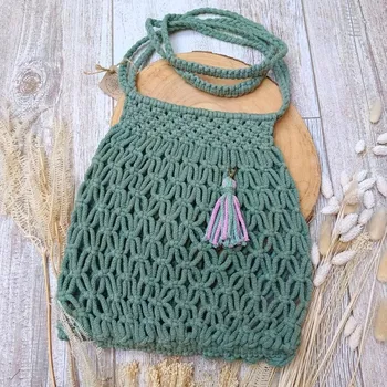 Stojan na květiny Auura Macramé - Síťovka