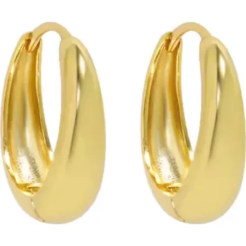 Náušnice Olivie Stříbrné 16mm náušnice GOLD 8729 Ag 925; ≤3,1 g.