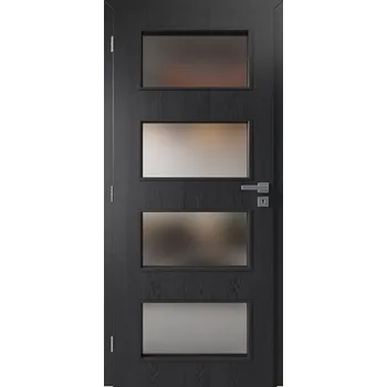 Interiérové dveře SOLODOOR Dveře Novus 17 dub dark grey solo struktur, 90L
