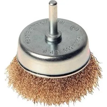 Drátěný kartáč Kartáč hrnkový 50 mm, drát 0,3 mm, stopka 6 mm, OSBORN