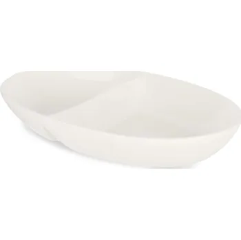 Vessia Porcelánový talíř na občerstvení OVAL, 12 x 20 x 3 cm