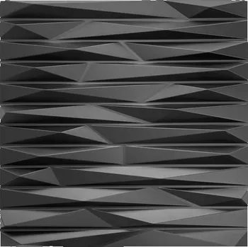 Obklad Obkladové panely 3D PVC RAMZES černý D125B