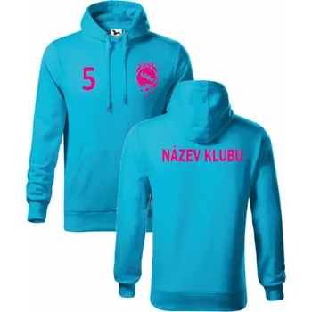 ON-DESIGN Klubová mikina Velikost: 3XL, Barva: tyrkysová