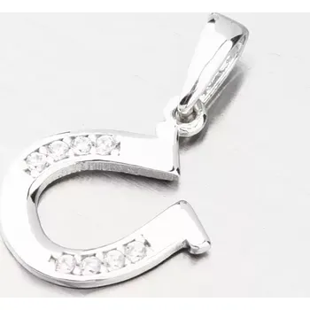 Přívěsek Přívěsek podkova - bílé zlato 585 GCA13-009