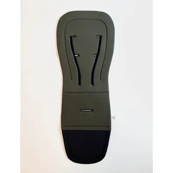 Kočárek Kidiloo Univerzální podložka do kočárku, žebrovaný úplet Army