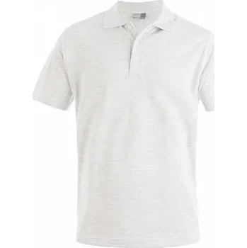 Pánské tričko Promodoro Prémiová polokošile Superior ve vysoké gramáži 220 g/m s rozparky Barva: šedá popelavá melír, Velikost: 4XL E4001