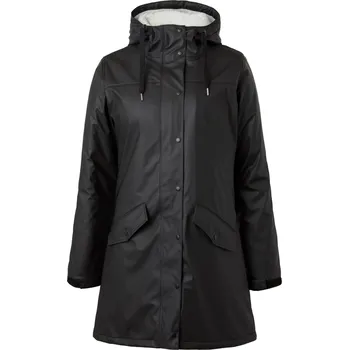 HORZE Nepromokavá Bunda do deště Billie s fleecem Barva: Černá, Velikost: 36