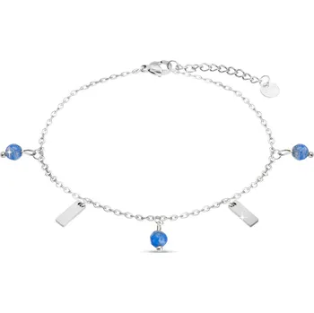 Řetízek biju Řetízek na nohu z chirurgické oceli s přívěšky 2002517-3