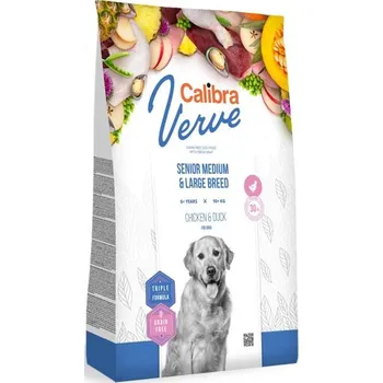 Krmivo pro psa Calibra Dog Verve GF Senior Medium & Large Chicken & Duck 2 kg