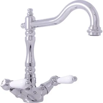 Vodovodní baterie RAV Slezák Morava Stojánková dřezová baterie, 3/8", zlato, MK520.0/8Z