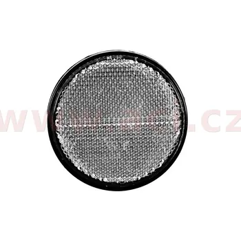 univerzální odrazka kulatá, samolepící, bílá (průměr 80 mm)