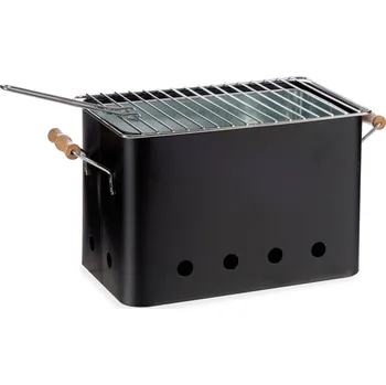 Zahradní gril La Dehesa Přenosný gril s držáky, železo a zinek