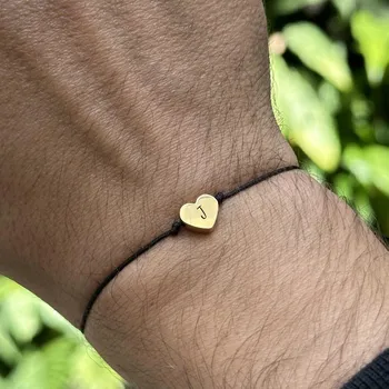 Náramek Náramek s gravírováním - SRDÍČKO Zlaté