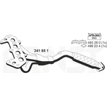 Koleno, výfukový systém ERNST 341851