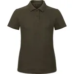 B&C Dámská polokošile Piqué polo ID.001 Velikost: 3XL, Barva: čokoládová