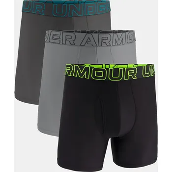 Boxerky Pánské spodní prádlo boxerky Under Armour M UA Perf Tech Mesh 6in-BLK - mix (3 kusy) Velikost: S