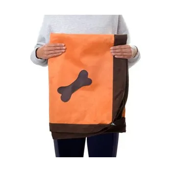 Chránič matrace Potah matrace Bono XL, oranžovo-hnědá, 110 cm, náhradní potah pro matraci Bono