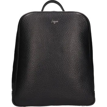Městský batoh Lagen dámský kožený batoh černý 1035 black