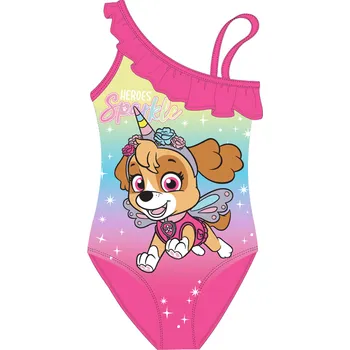Dívčí plavky Paw Patrol - Tlapková patrola -Licence Dívčí plavky - Paw Patrol 52442182, růžová Barva: Růžová, Velikost: 98-104