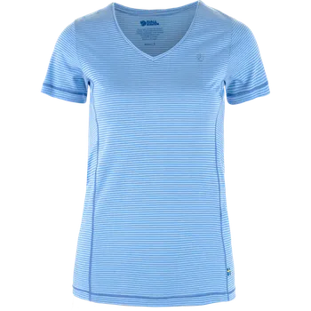 Pánské oblečení Triko Fjällräven Abisko Cool T-shirt Woman Ultramarine - M