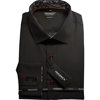 Pánská košile Pánská košile s dlouhým rukávem - střih SLIM - vzor F107 - 37