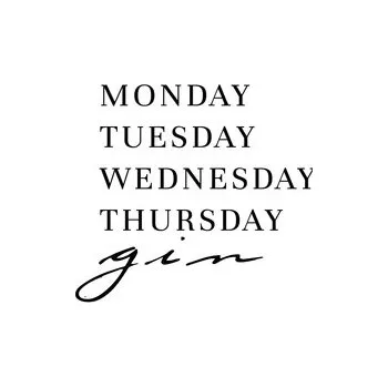 Plakát Plakát, Obraz - Monday Tuesday gin, Finlay & Noa