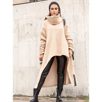 Dámská mikina Dámské pončo VSB Collection LONG cream, VELIKOST S/M