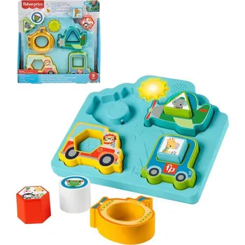 Fisher Price Puzzle dopravní prostředky se zvuky