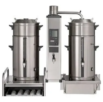 Kávovar Překapávač + vozík + horká voda • B10 HW W košové filtry