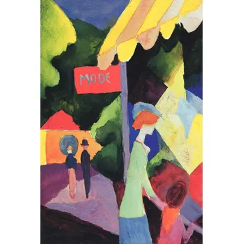 Plakát Plakát, Obraz - Window Shopping, August Macke