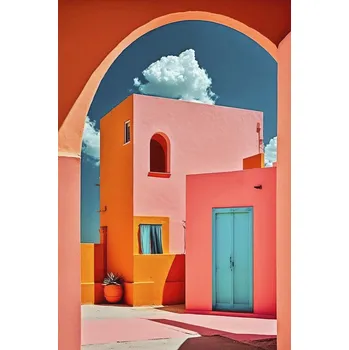 Plakát Plakát, Obraz - The Pink Village, Treechild