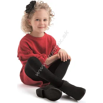 Dámské punčochy KNITTEX Punčochové kalhoty Angel-dust Barva: nero, Velikost: 122-128