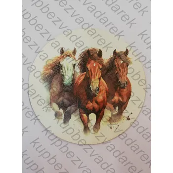 Podtácek sololak - kruh 15 cm - Koně