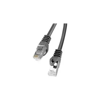Patch panel LANBERG Patch kabel CAT.6 FTP 1M černý Fluke Passed