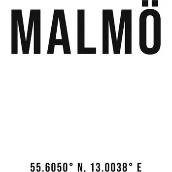 Plakát Plakát, Obraz - Malmo simple coordinates, Finlay & Noa