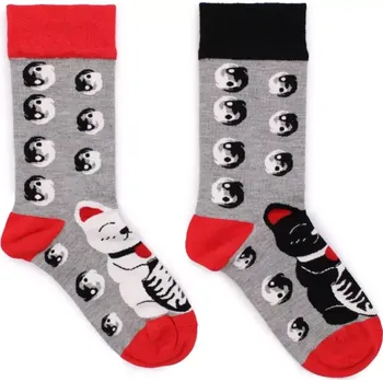 Dámské ponožky Awm ponožky bambusové Hop Hare kočky barevné