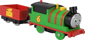 Vláček a vláčkodráha Fisher Price Motorizovaná lokomotiva Percy s vagónem HDY60