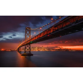 Plakát Plakát, Obraz - Fire over San Francisco, Toby Harriman