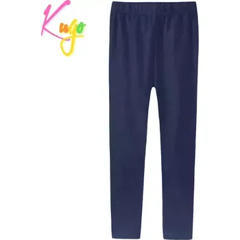 Dívčí legíny Dívčí legíny Kugo TM7211 tmavě modré (jednobarevné dívčí legíny)